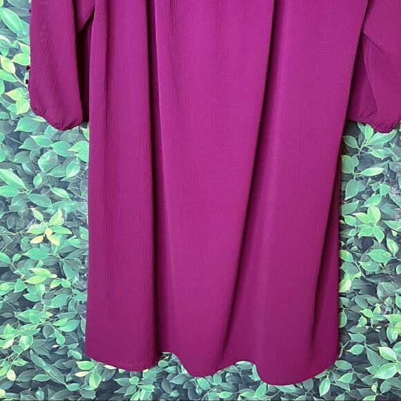 Indigo Rose burgundy casual / party dress plus size 1X - Picture 7 of 11
